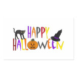 Colorful Happy Halloween Rectangle Sticker