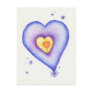 Colorful Heart Postcards