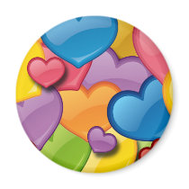 COLORFUL HEARTS COLLAGE