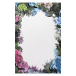 Colorful Hydrangea Blossoms Personalized Stationery