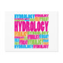 Colorful Hydrology Postcards