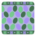 Colorful Jelly Beans Square Sticker