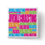 Colorful Juvenile Corrections Pin