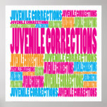Colorful Juvenile Corrections Posters