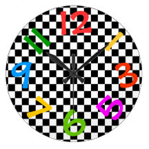 Colorful Kids Room Wall Clock