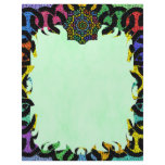 Colorful Knotwork Flame Letterhead