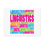 Colorful Linguistics Postcard