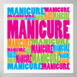 Colorful Manicure Posters