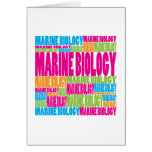 Colorful Marine Biology Card