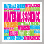 Colorful Materials Science Posters