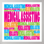 Colorful Medical Assisting Poster