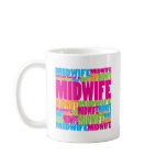 Colorful Midwife Coffee Mugs