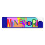 Colorful Montessori Bumper Sticker