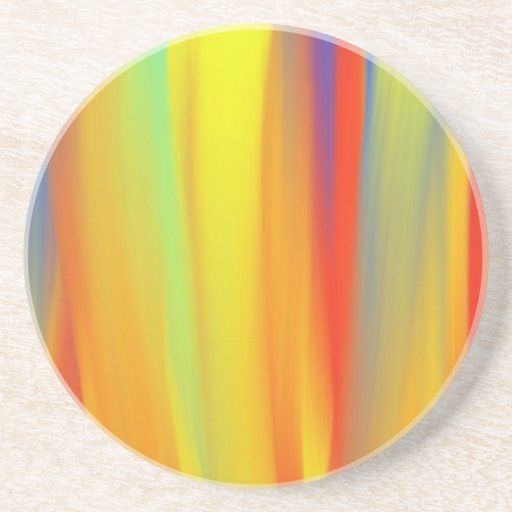 COLORFUL PAINT RAINBOW 4 COASTERS