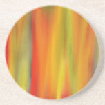 COLORFUL PAINT RAINBOW 8 BEVERAGE COASTER