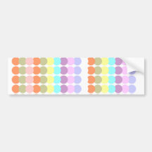 Colorful Papercraft : Punch Dot Patchwork Bumper Sticker