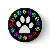 COLORFUL PAW PRINTS