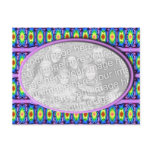 colorful photo frame post cards