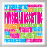 Colorful Physician Assisting Posters