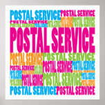 Colorful Postal Service Poster