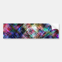 Colorful Puddles Bumper Stickers