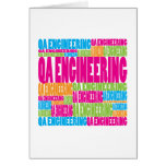 Colorful QA Engineering Greeting Card