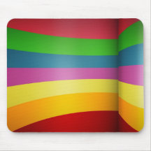 Colorful Rainbow Design Mousepad
