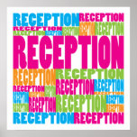 Colorful Reception Poster