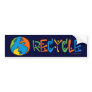 Colorful Recycling Bumper Stickers