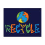 Colorful Recycling Postcard