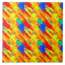 Colorful shapes tiles