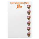 Colorful Skulls stationery