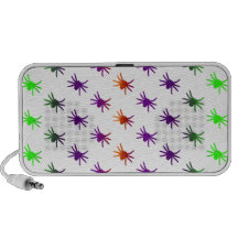 Colorful Spiders Pattern Travelling Speaker