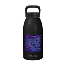 Colorful Sponge Reusable Water Bottles