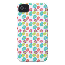 Colorful Spring Easter Eggs Pattern Gifts iPhone 4 Case-Mate Case