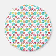 Colorful Spring Easter Eggs Pattern Gifts Refrigerator Magnets