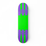 colorful stripes skate deck