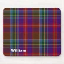 Colorful Stuart Family Tartan Plaid Mousepads