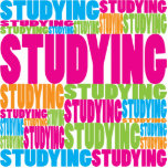 Colorful Studying Photo Cutout