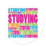 Colorful Studying Sticker