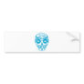 Colorful Sugar Skull Bumper Sticker