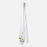 Colorful Summer Bird and Swirls Tie