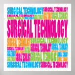 Colorful Surgical Technology Poster