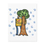 Colorful Tree Hugger Postcard