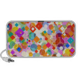 Colorful Triangle and Dot Pattern Mp3 Speaker