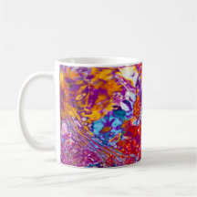Colorful Waters Abstract Photograph Coffee Mugs