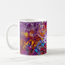Colorful Waters Abstract Photograph Coffee Mugs