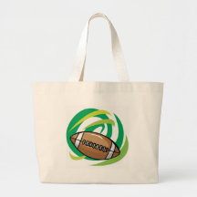 Colorfull Football Tote Bag