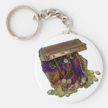 ColorfulPirateTreasureGoldCoins110511 Key Chains