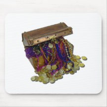 ColorfulPirateTreasureGoldCoins110511 Mouse Pad